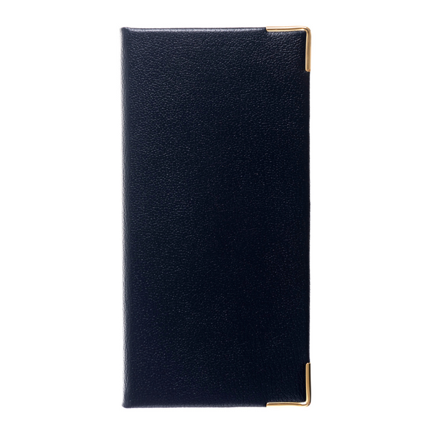 The Economist - 2027 Calendar Year Planner - 12 Month (170mm x 85mm) Week-to-View Diary - Luxury Leather Cover in Blue - The Economist Pocket Diary Range (EPDBLU-27)