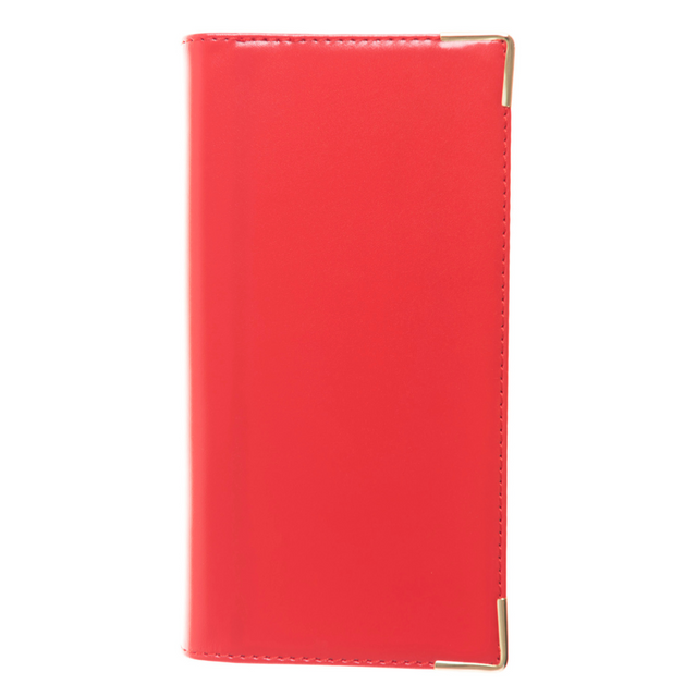 The Economist - 2027 Calendar Year Planner - 12 Month (175mm x 94mm) Week-to-View Diary - Red Fine Grain Leather Cover - The Economist Wallet Diary Range (EWALDR-27)