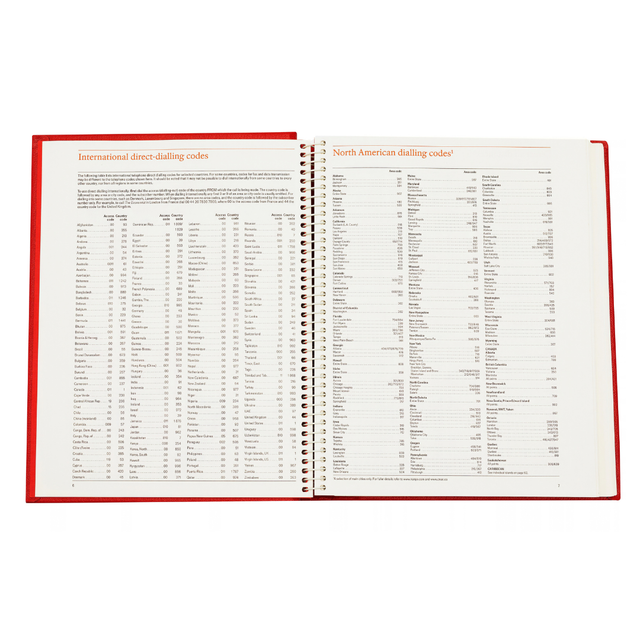 The Economist - 2027 Calendar Year Planner –  12 Month (260 x 210mm) Day-to-Page Diary – Luxury Leather Cover in Red - The Economist Desk Diary Range (EPADR-27)