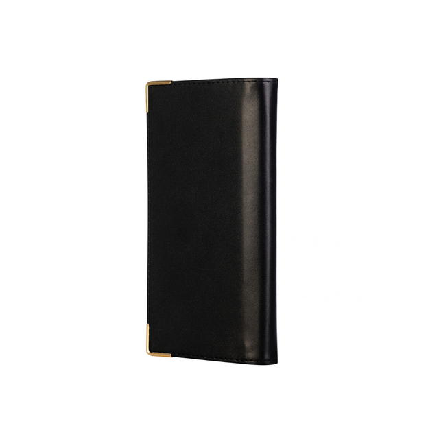 The Economist - 2027 Calendar Year Planner - 12 Month (175mm x 94mm) Week-to-View Diary - Black Fine Grain Leather Cover - The Economist Wallet Diary Range (EWALDBLK-27)