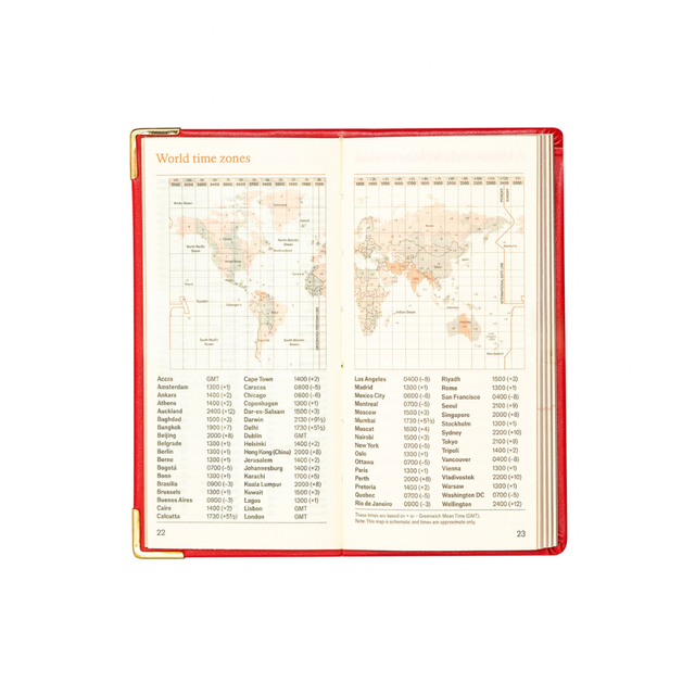 The Economist - 2027 Calendar Year Planner  - 12 Month (120mm x 60mm) Week-to-View Diary - Luxury Italian Leather Cover in Black - The Economist Mini Diary Range (EMDBLK-27)