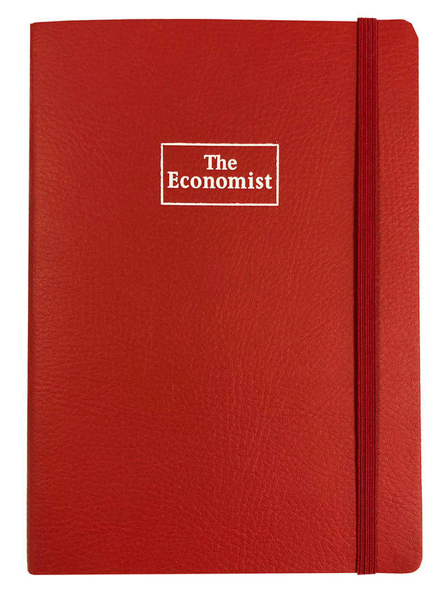 The Economist B6 Executive Notebooks - Ruled - Red